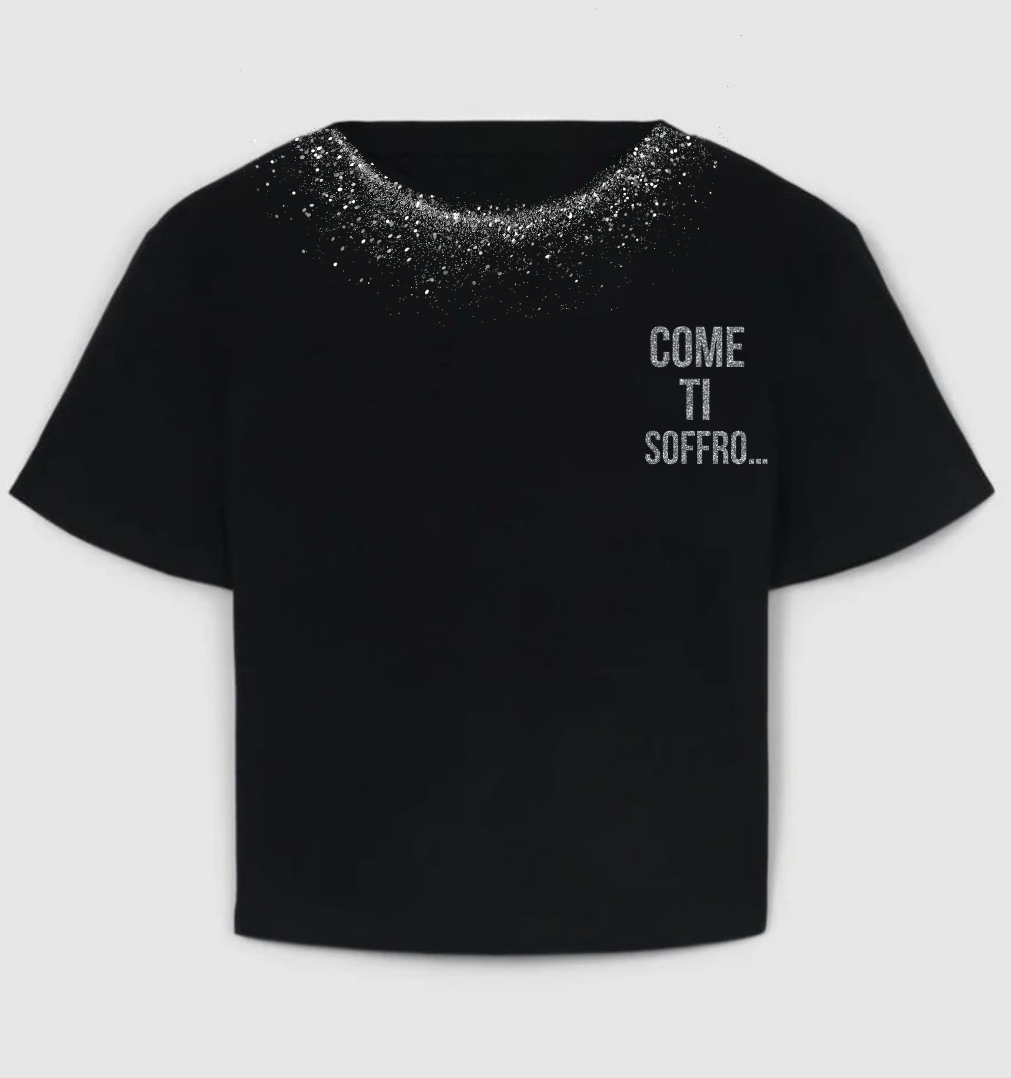 T-shirt crop donna