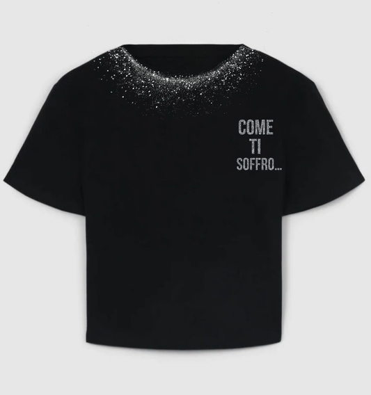 T-shirt crop donna