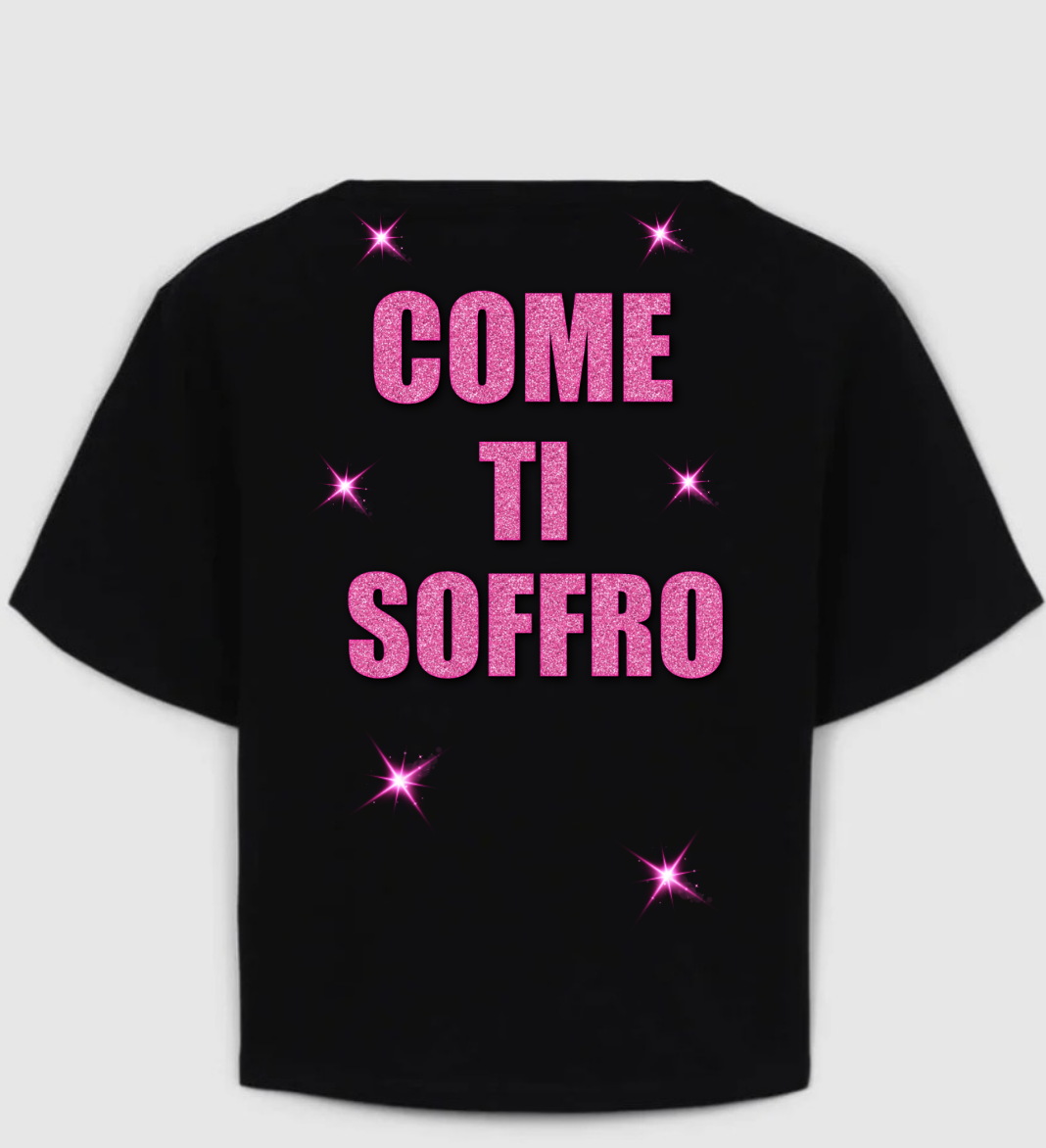 T-shirt crop donna