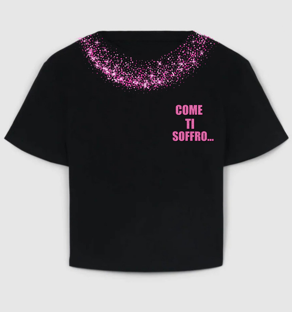 T-shirt crop donna