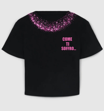T-shirt crop donna